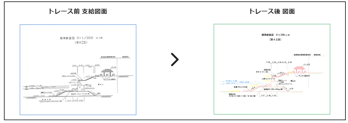 トレース金額：4,000円　納期目安：１枚の場合3営業日　10枚の場合5～7日