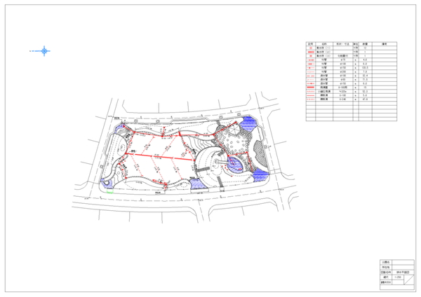 ビーズの図面サンプル